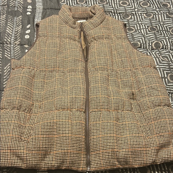 Maurices Jackets & Blazers - Maurices Brown Houndstooth Women's Vest
